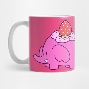 Strawberry Elephant Mug